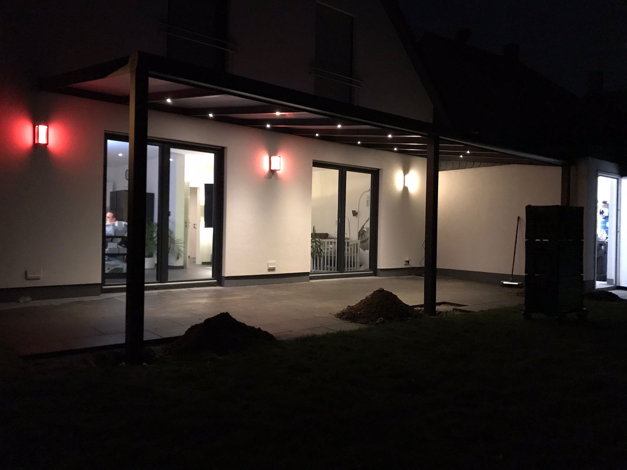 Alice større Periodisk Terrassendach LED Beleuchtung 6 x 3W - Terrassendach-Haendler.de