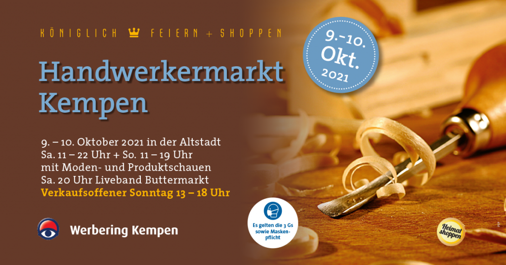 Handwerkermarkt 2021 in Kempen