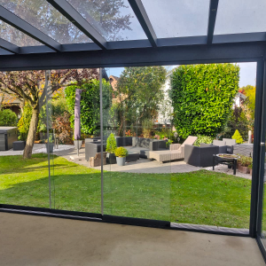 Fenster zum Garten - der neue Kaltwintergarten von Alumaximal