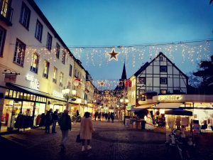 Kempener Innenstadt im Lichterglanz