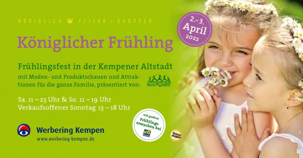 Königlicher Frühling in Kempen