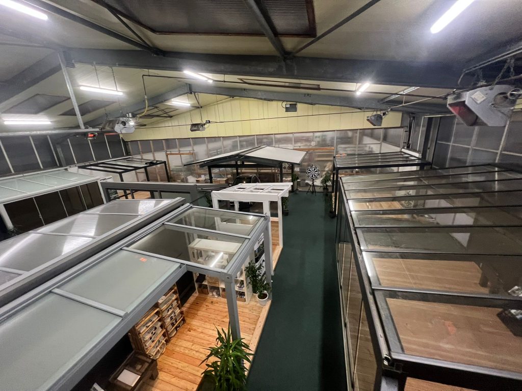 Expedition Terrassendach-Händler - unser Indoor Showroom