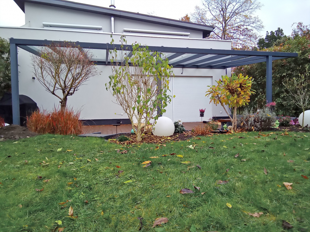 Passt sich wunderbar in den herbstlichen Garten ein