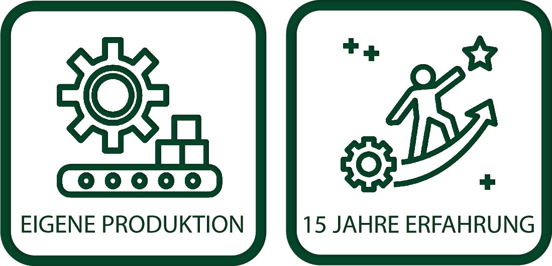 Eigene Produktion und 15 Jahre Erfahrung